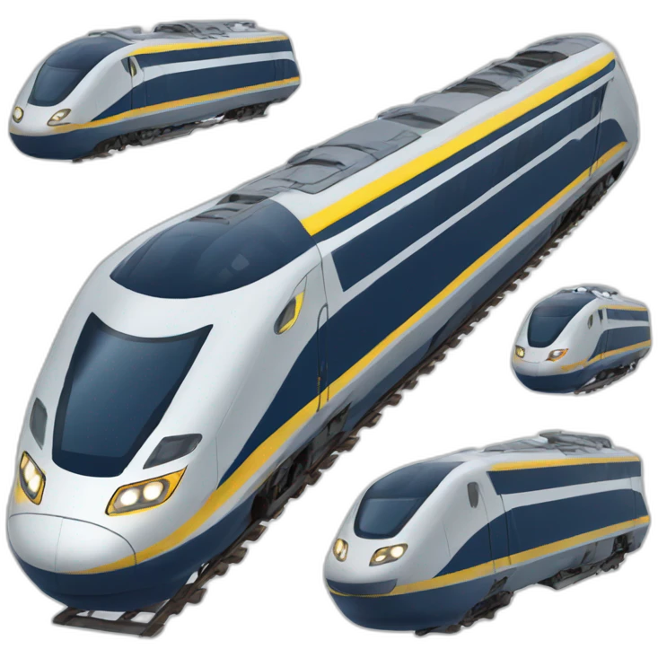 Eurostar train emoji