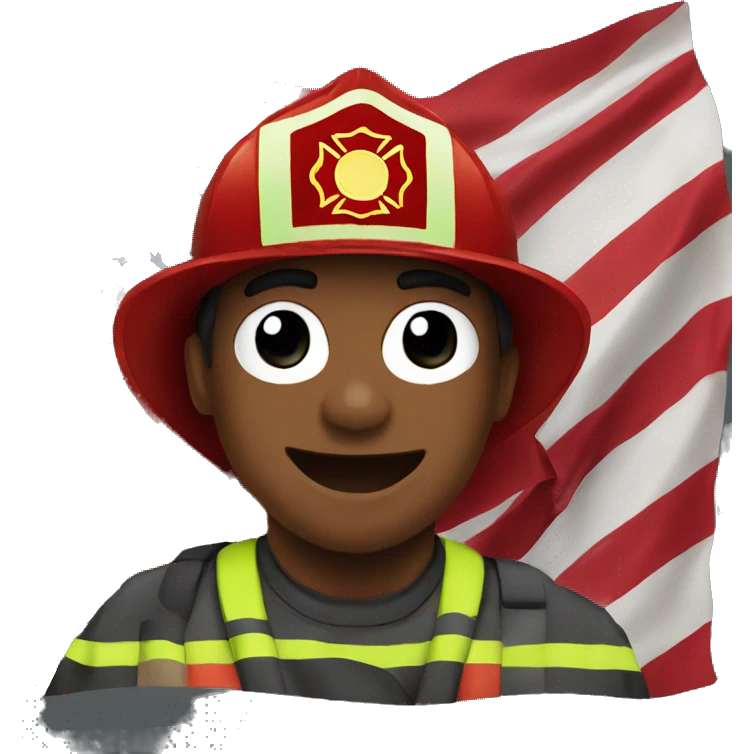 Firefighter flag emoji