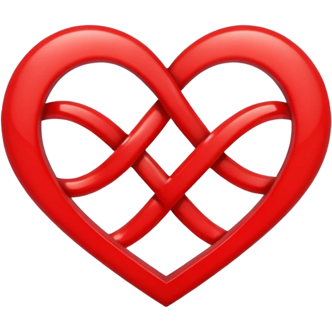 Heart up side ♾️ simble emoji