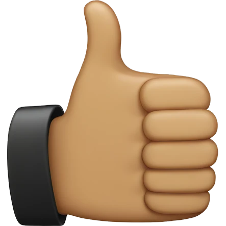 Thumbs up emoji