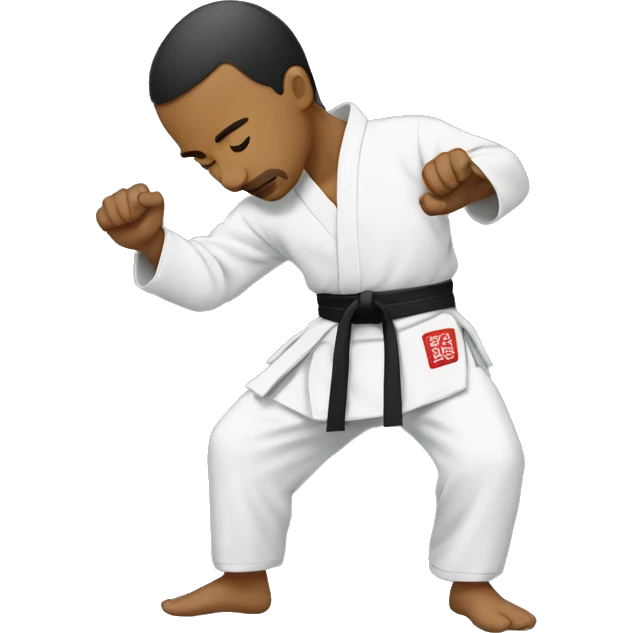 martial arts bowing emoji