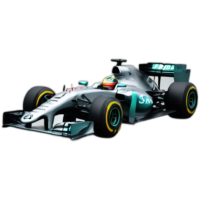 Formule 1 Mercedes emoji
