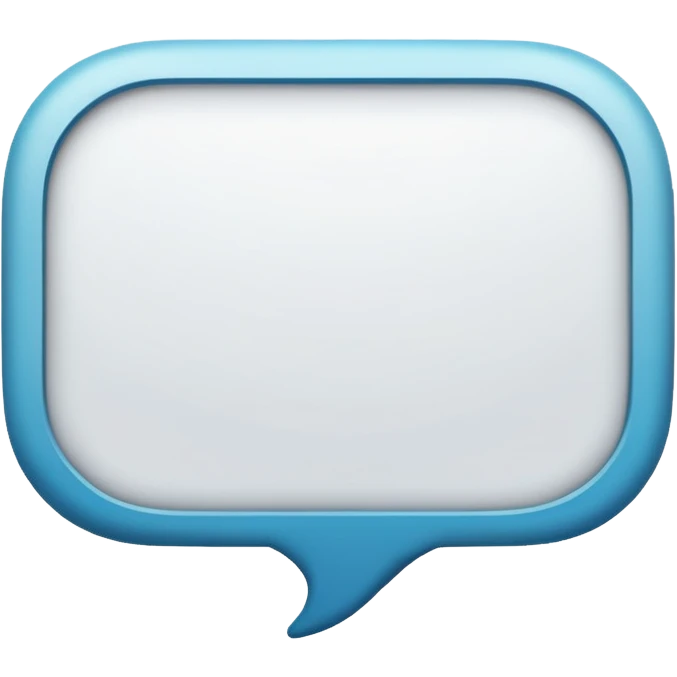 a speechbubble emoji