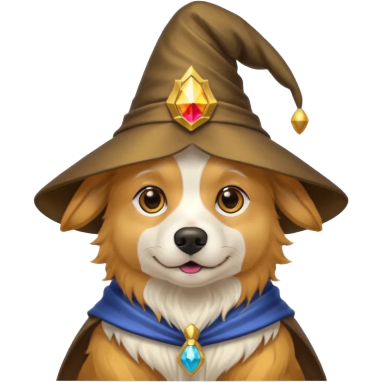 Dog wizard emoji