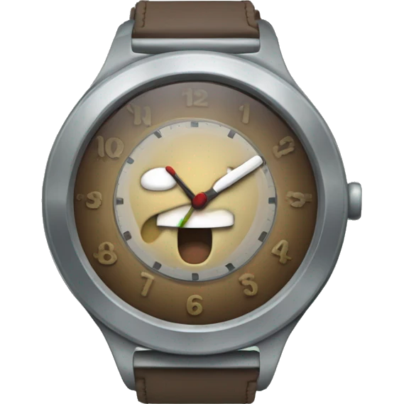 RELOJ MOVIENDO LAS MANECILLAS emoji