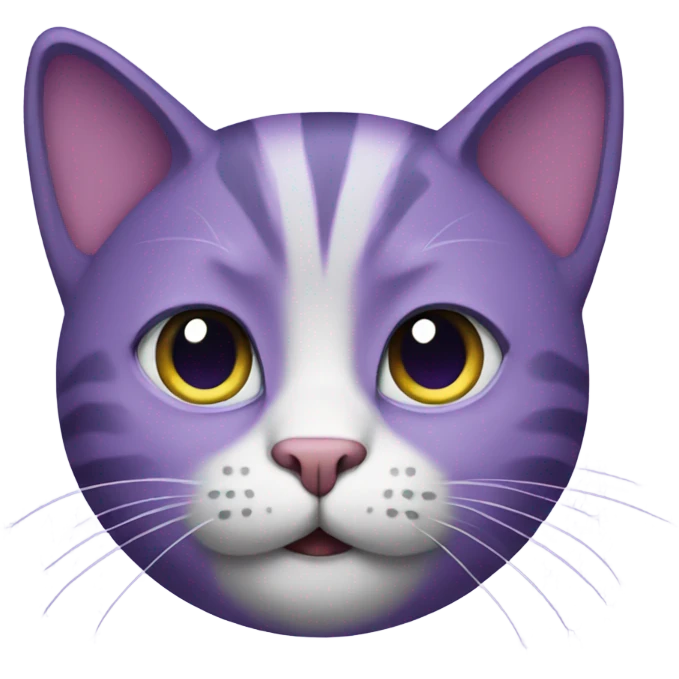 Purple cat emoji