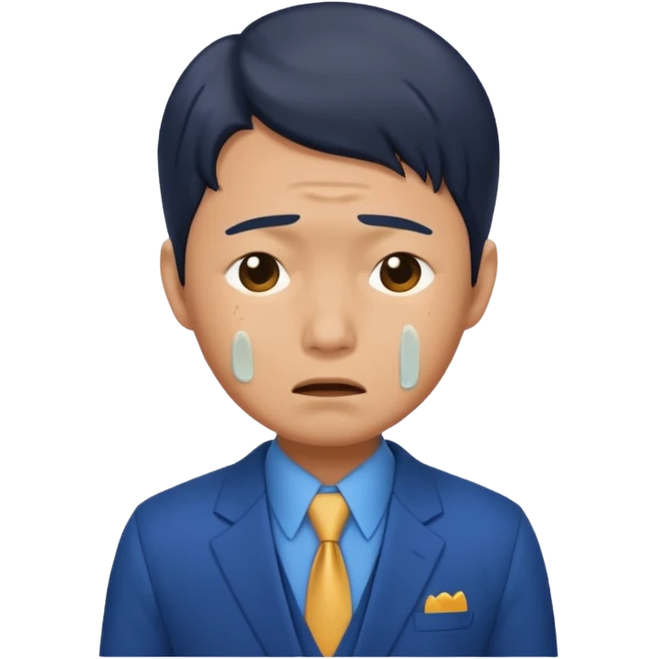 detective, asian, crying, bluye emoji