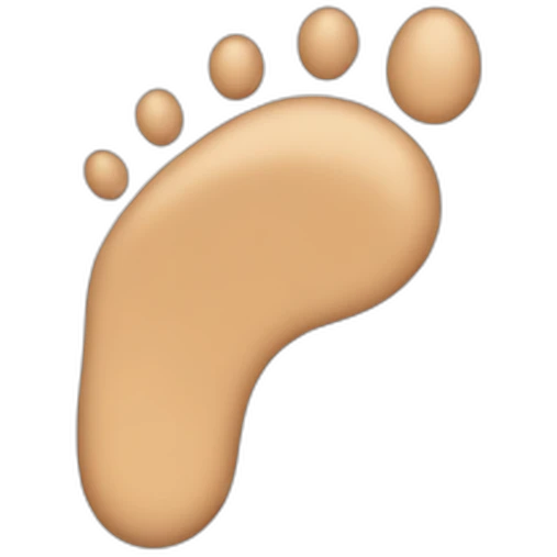 Foot emoji