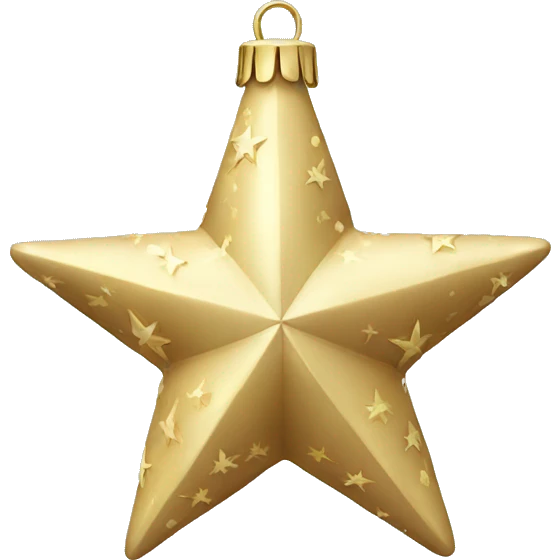 christmas decoration star emoji