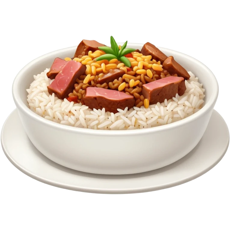 rice and meat emoji