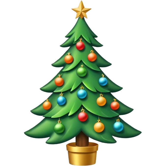 green Christmas tree emoji
