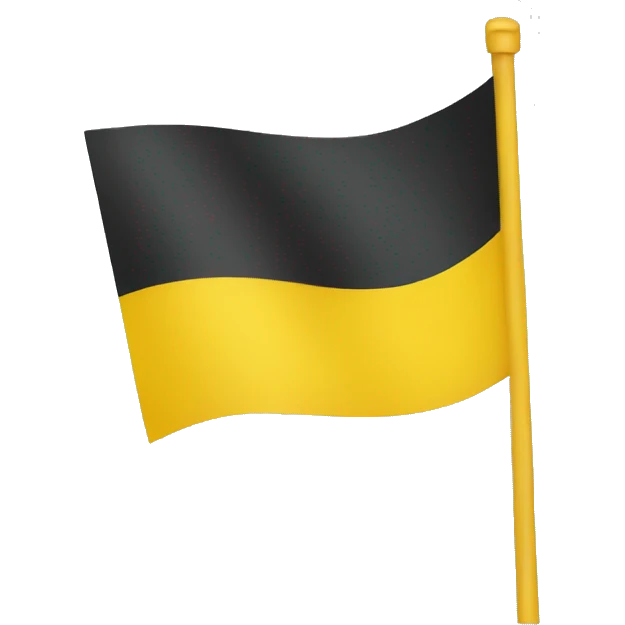 a yellow flag emoji