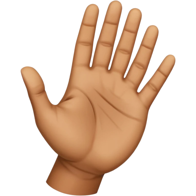Open hand  emoji
