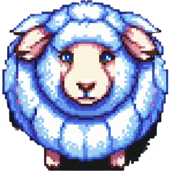 Minecraft sheep emoji