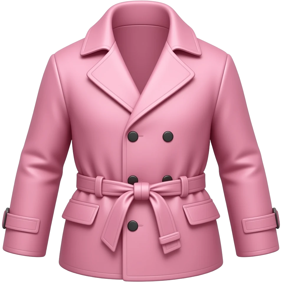 pink coat emoji