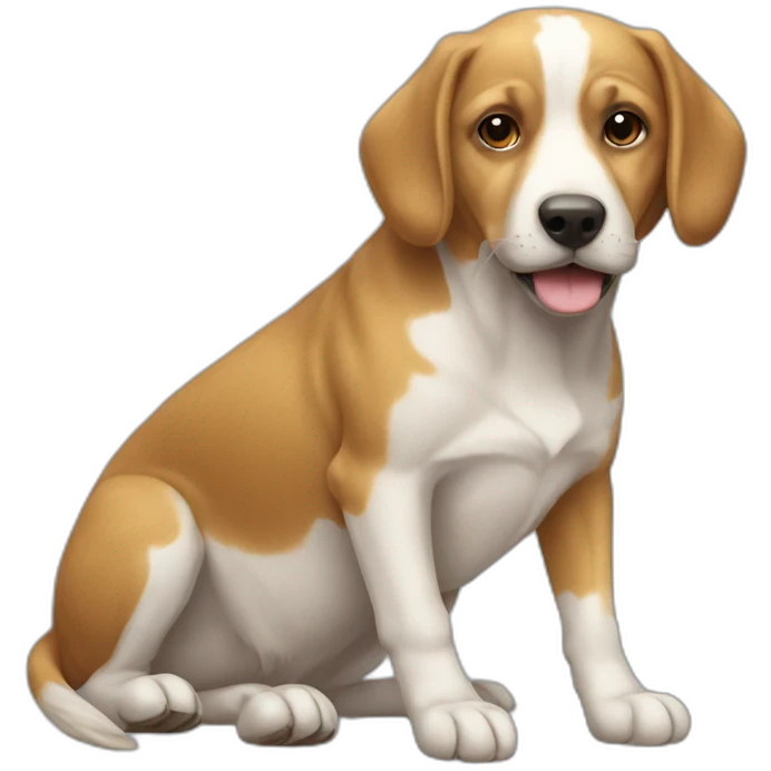 chien sur chat emoji