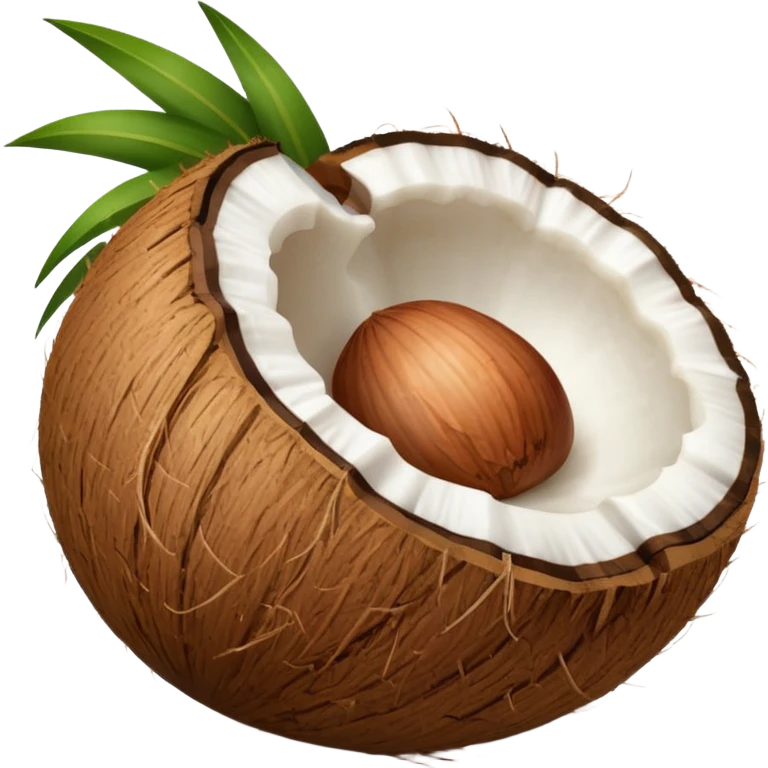 coconut with shall emoji