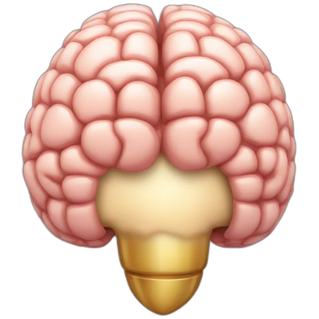 brain powered bullet emoji
