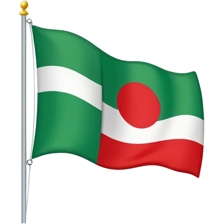 Drapeau de la Tchétchénie  emoji