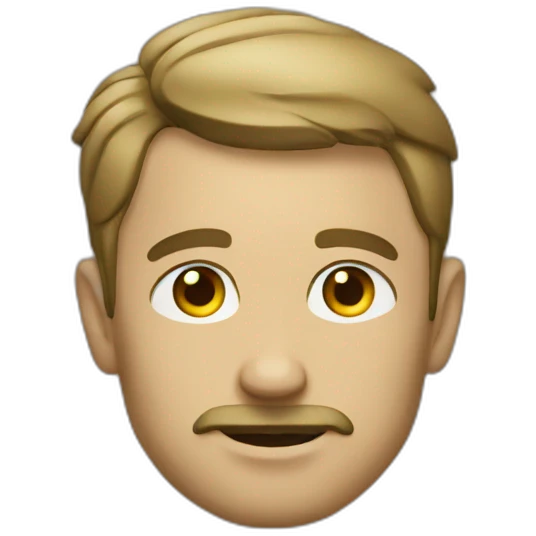 Homme attend emoji