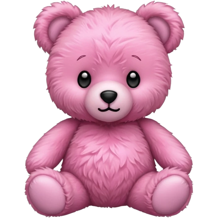 pink teddy bear  emoji