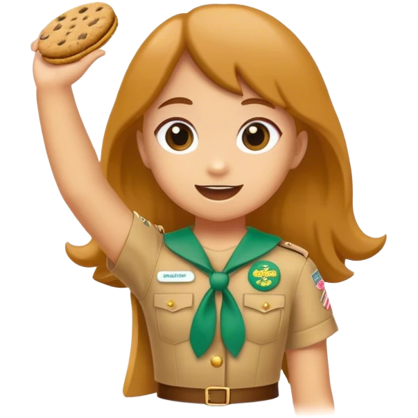 Girl Scout tagalong cookies  emoji