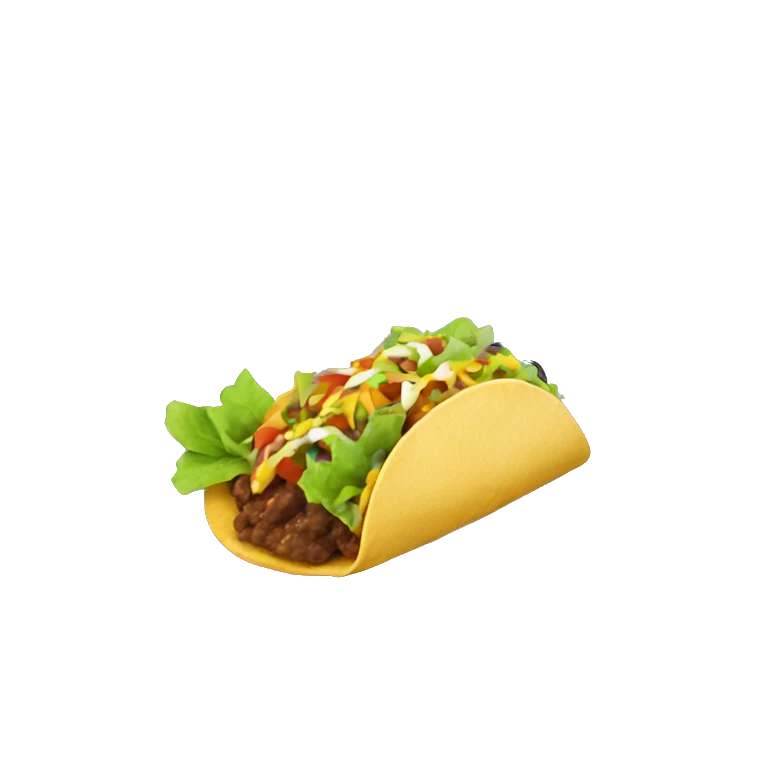 Eating a taco emoji
