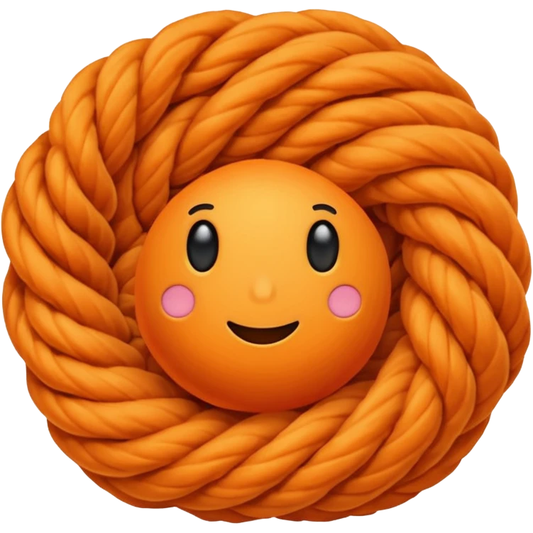 orange yarn  emoji