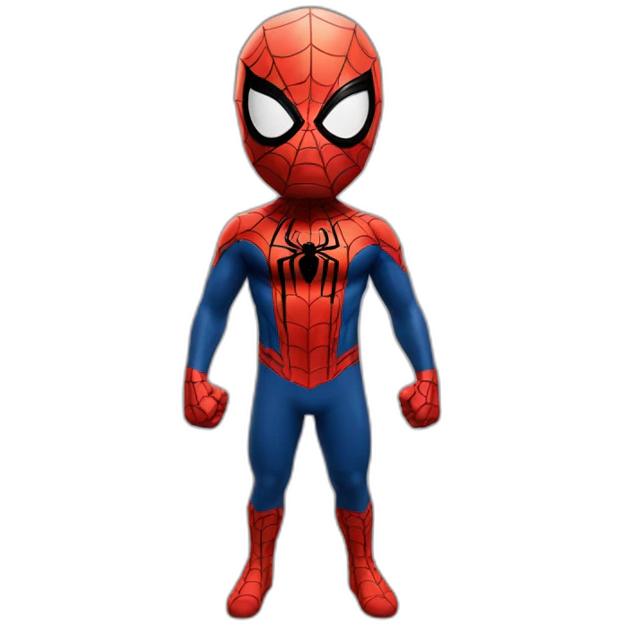 Spider man happy emoji