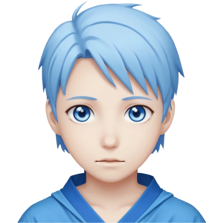 Gojo anime character ( only eyes ) blue eyes anime vibe emoji