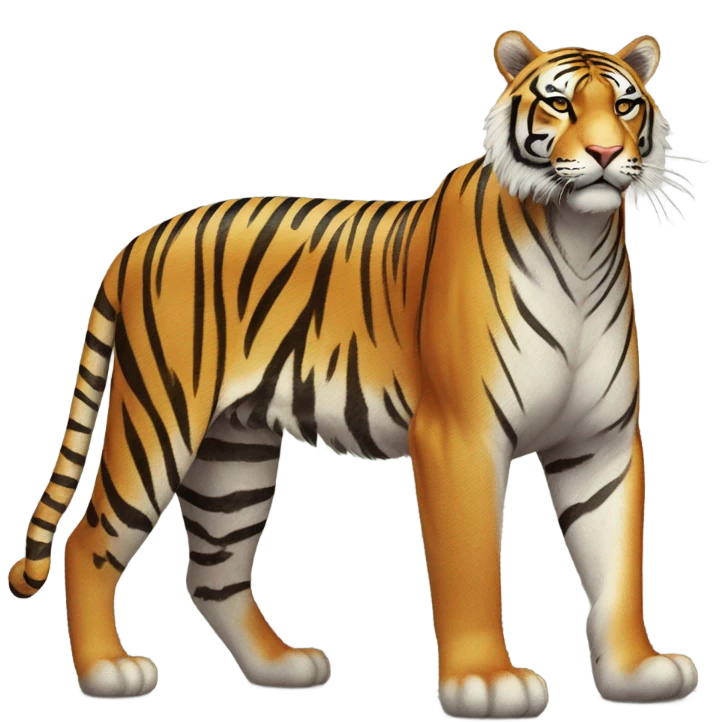 tiger mimic queen emoji