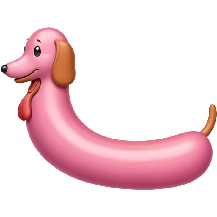 pink wiener emoji