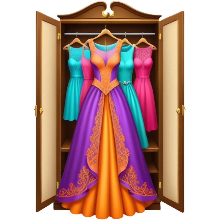 luxury dress wardrobe iconic emoji