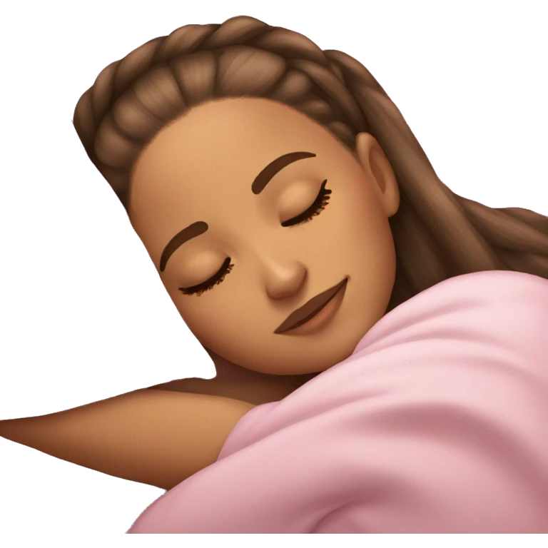 Ariana Grande sleeping emoji