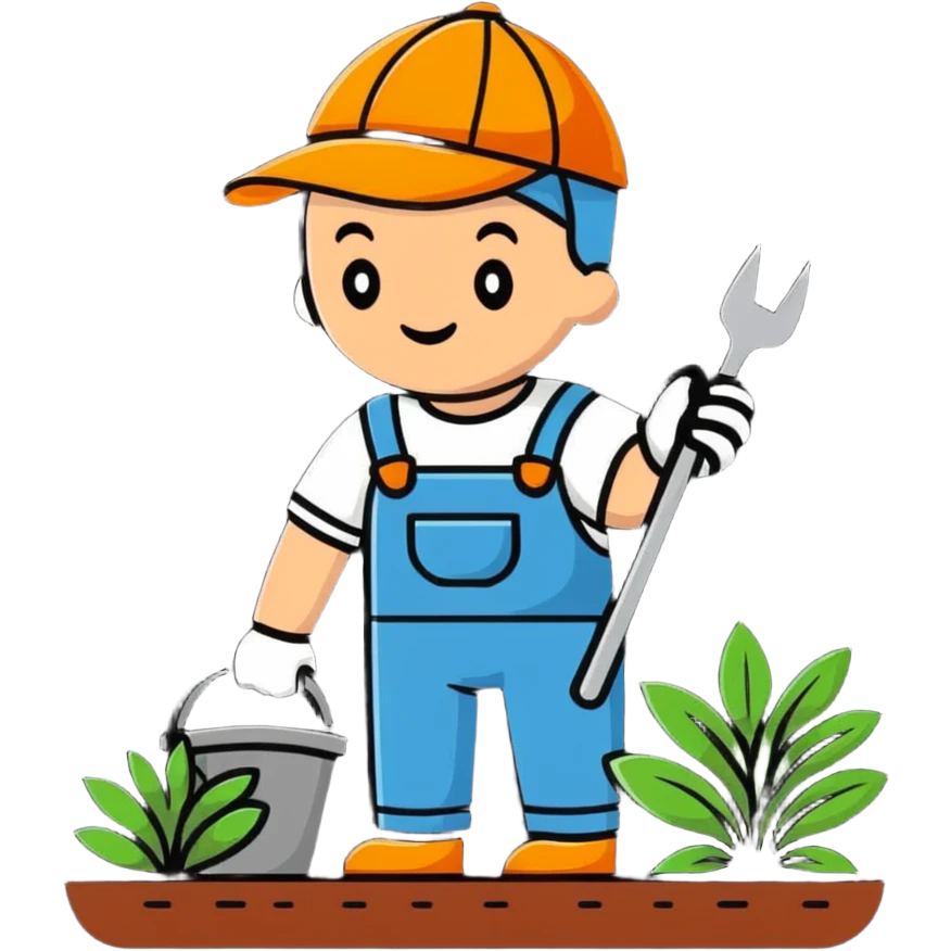 black gardener emoji