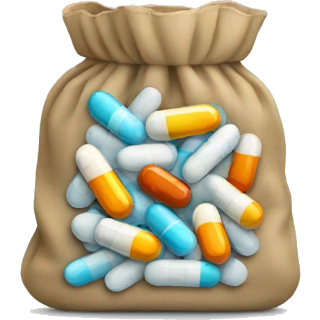 pills in a bag emoji