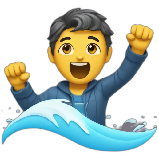 Hello wave emoji