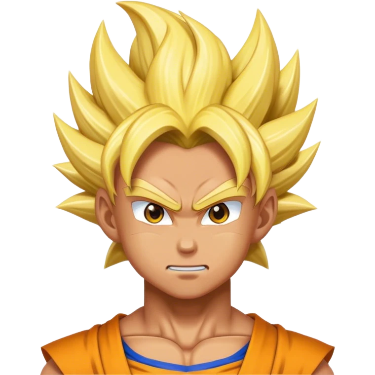  A super sayian emoji
