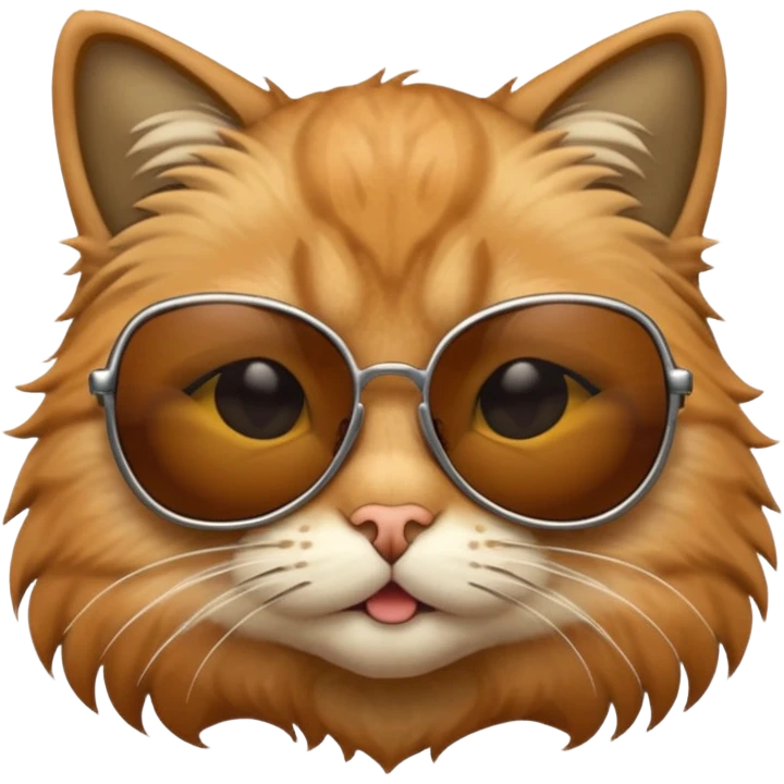 Cat wearing sunglasses emoji