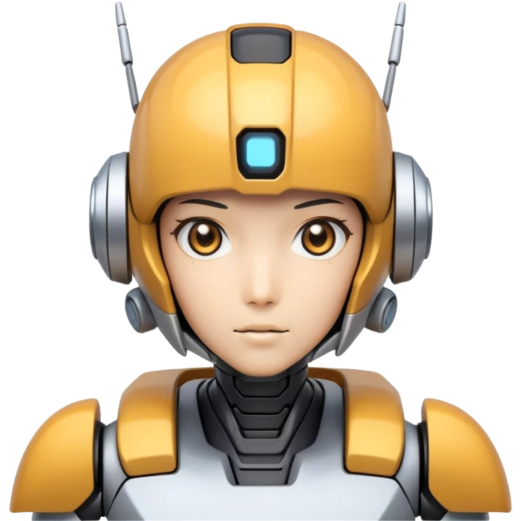 Futuristic Anime-styled Medabots Metabī emoji