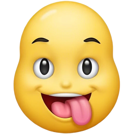 Emoji with tongue out and side eye emoji