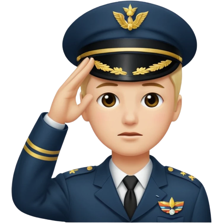 a combination of these two emojis: 🫡🥲 emoji