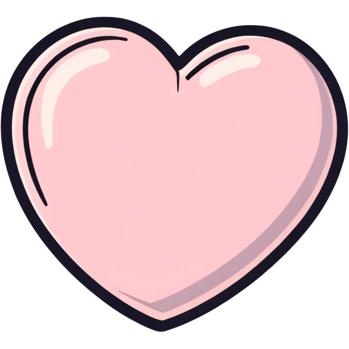 Dark aesthetic heart emoji