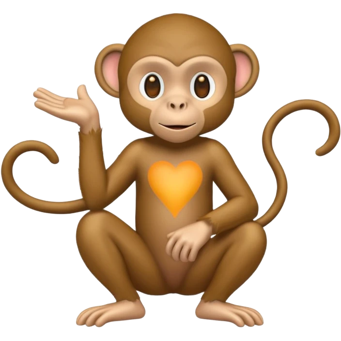 artist monkey full body emoji