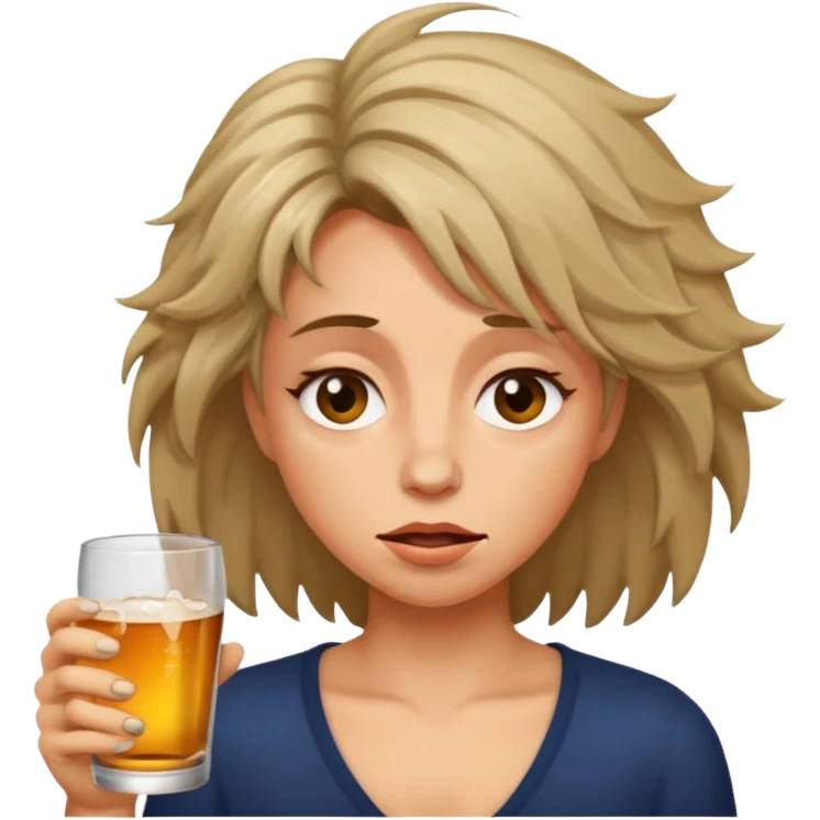 Sirène ivre emoji