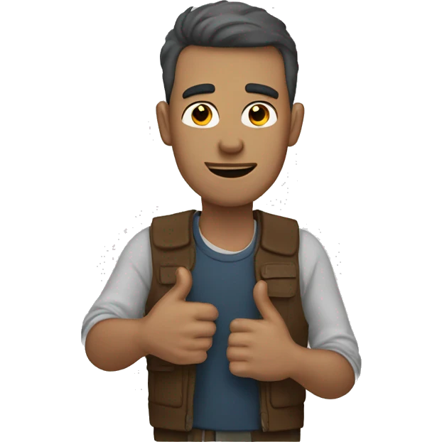 Man with broken thumb  emoji