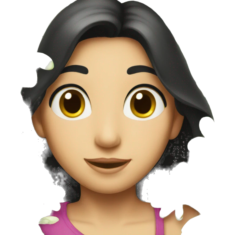 HD Apple Emoji of Jasmine's flowers  emoji