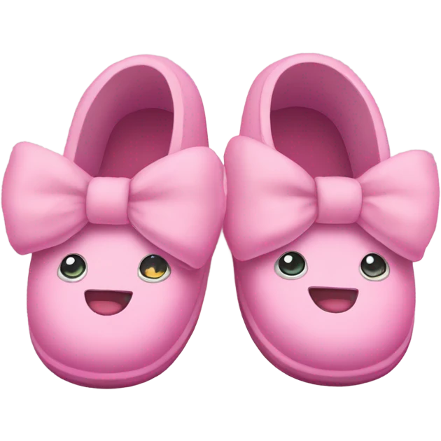 Slippers with bows emoji