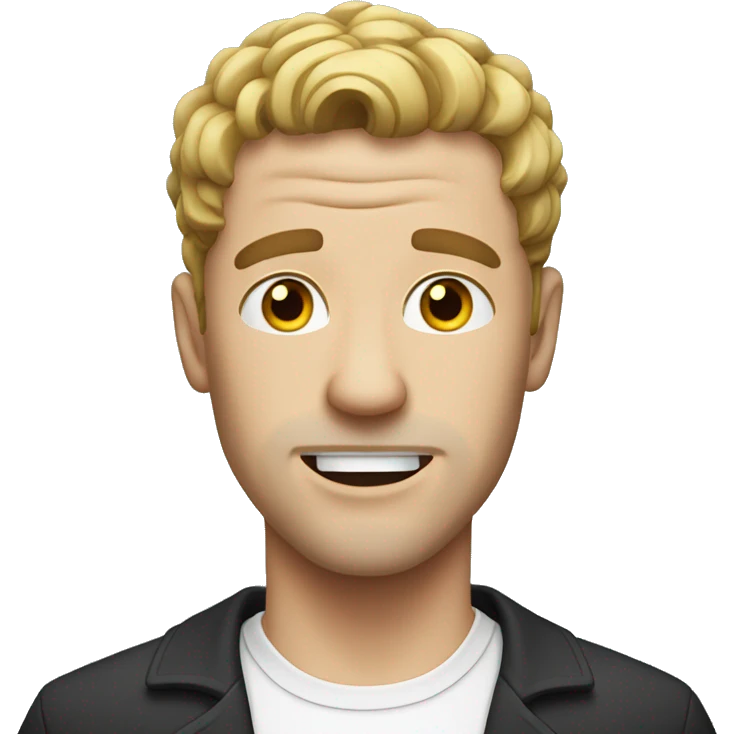White guy with whiplash  emoji