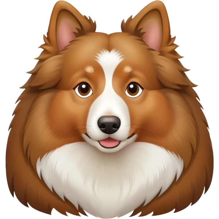 Fat shetland sheepdog emoji
